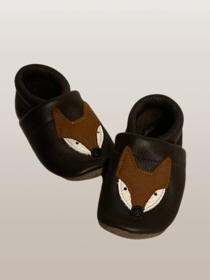 Krabbelschuh "Braun" Fuchs